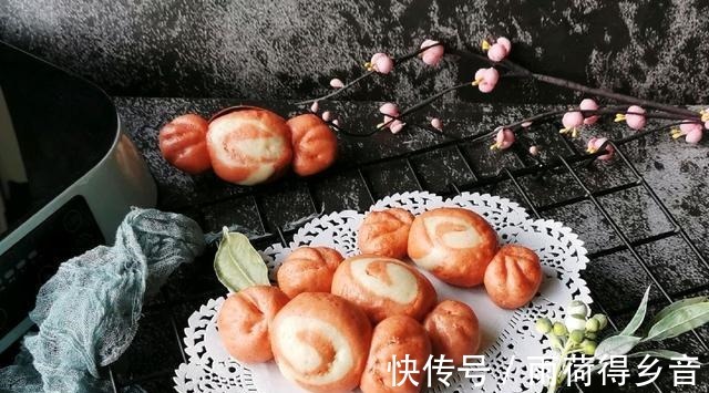 好吃好看健康的红糖红曲馒头,四十分钟就完成,懒人忙人日常必备!