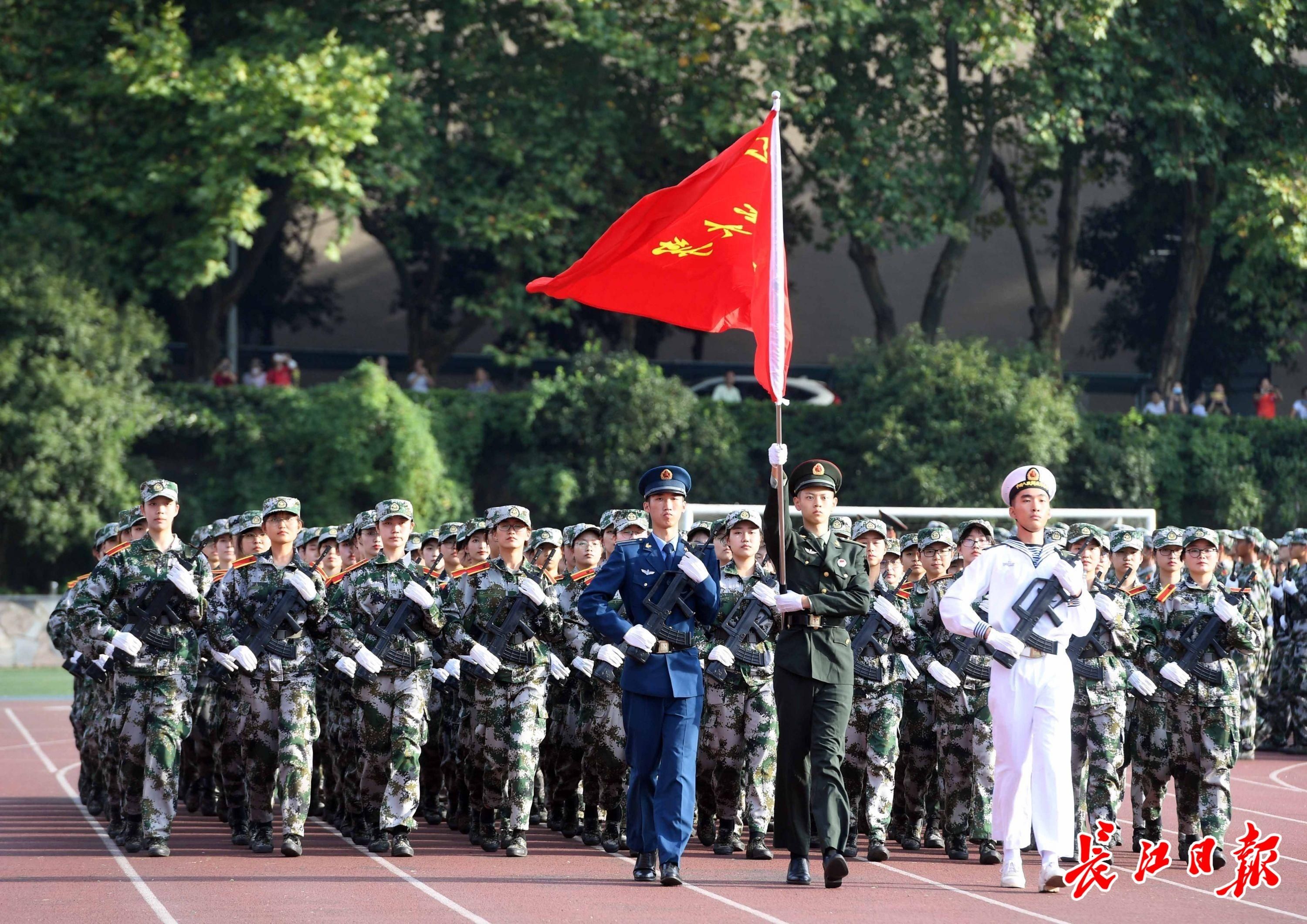 军训|强国有我！华中科大军训汇演场面震撼