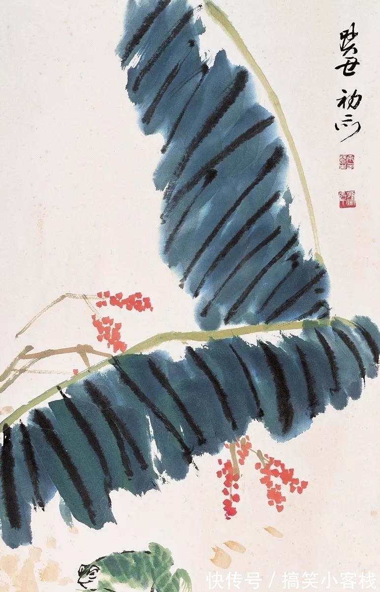 来楚生!老画家的画|来楚生大写意花鸟画