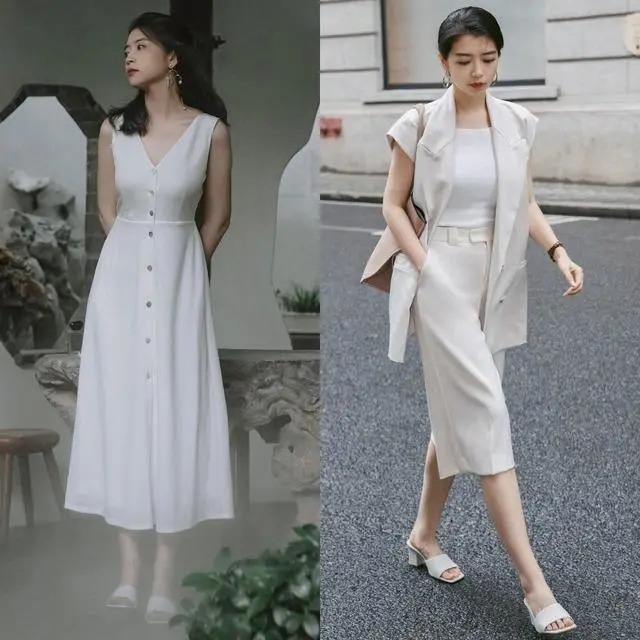 三木博主|盛夏就要多穿“白色”!三木博主的白色造型真美,照着穿就很高级