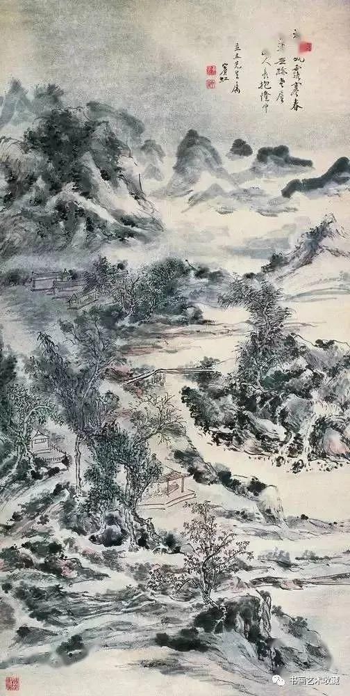 山水画#名家 黄宾虹最美的山水画60幅，浑厚华滋，意境深邃，赏心悦目！