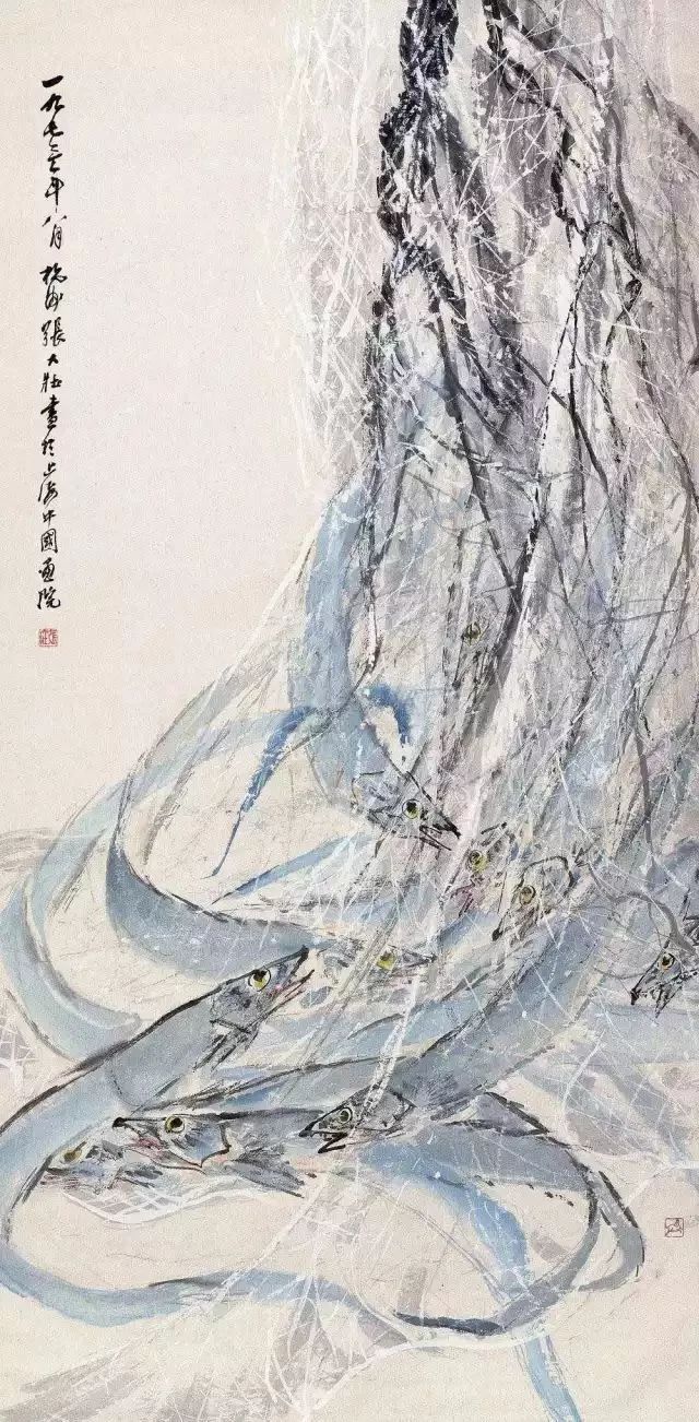 华新罗&张大壮：人淡如菊，以“没骨法”画虾，自创一格