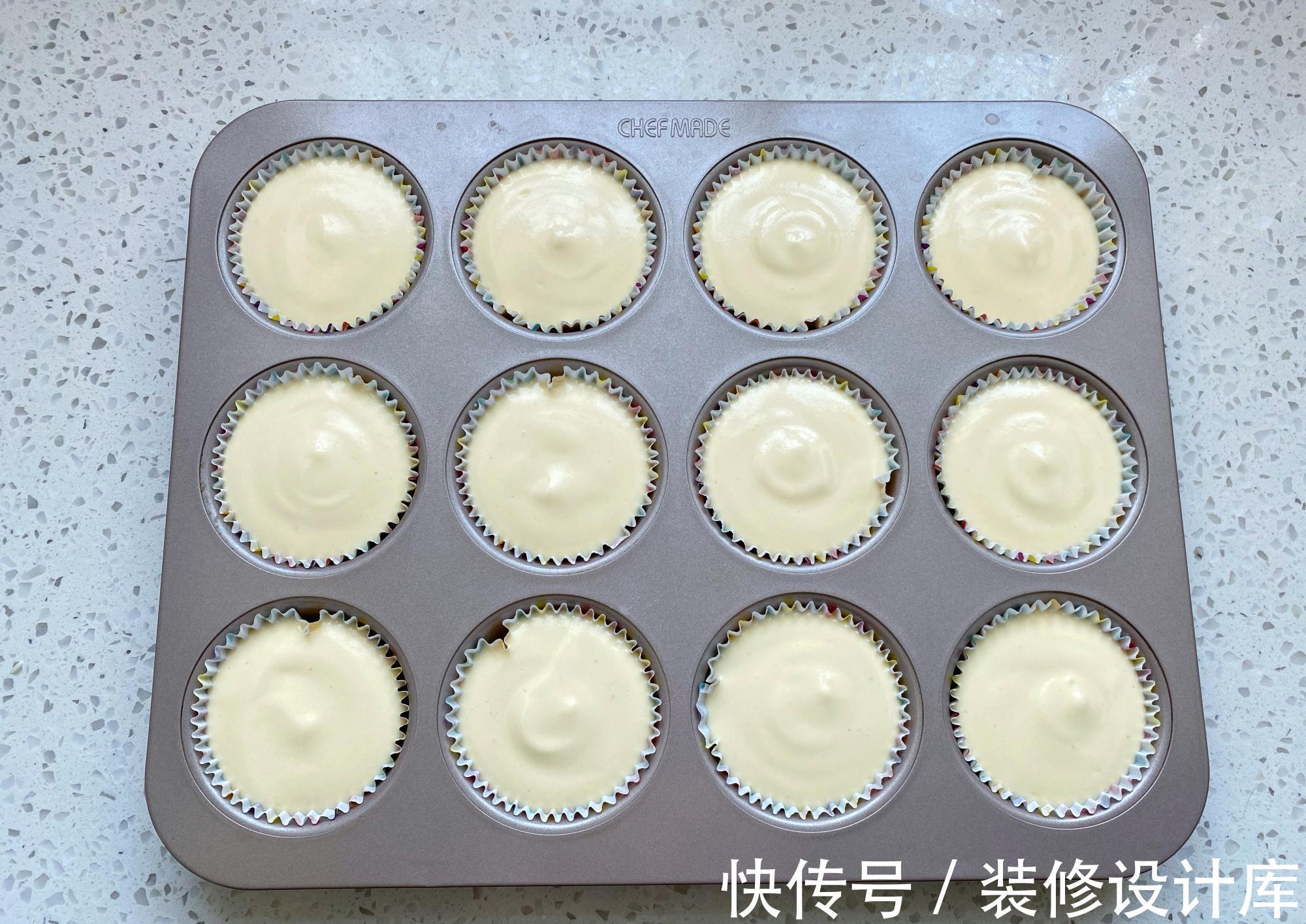 不回缩不塌陷,100%成功率的纸杯蛋糕,详细做法大公开