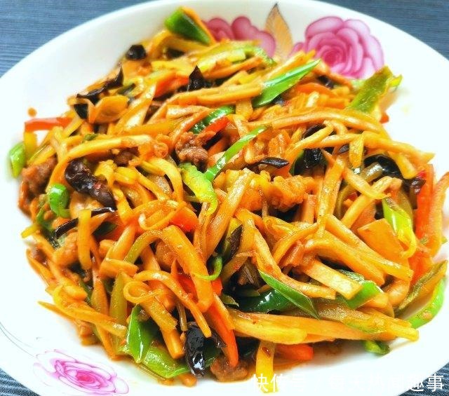 家常版鱼香肉丝,超级下饭菜!