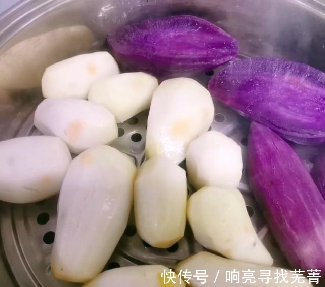 低脂芋泥麻薯盒子,颜色美美哒,好吃又不长胖!