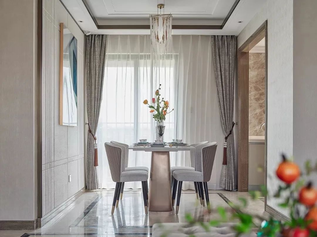 华丽|125㎡现代轻奢,羡慕有院子的房子,住起来太舒服了