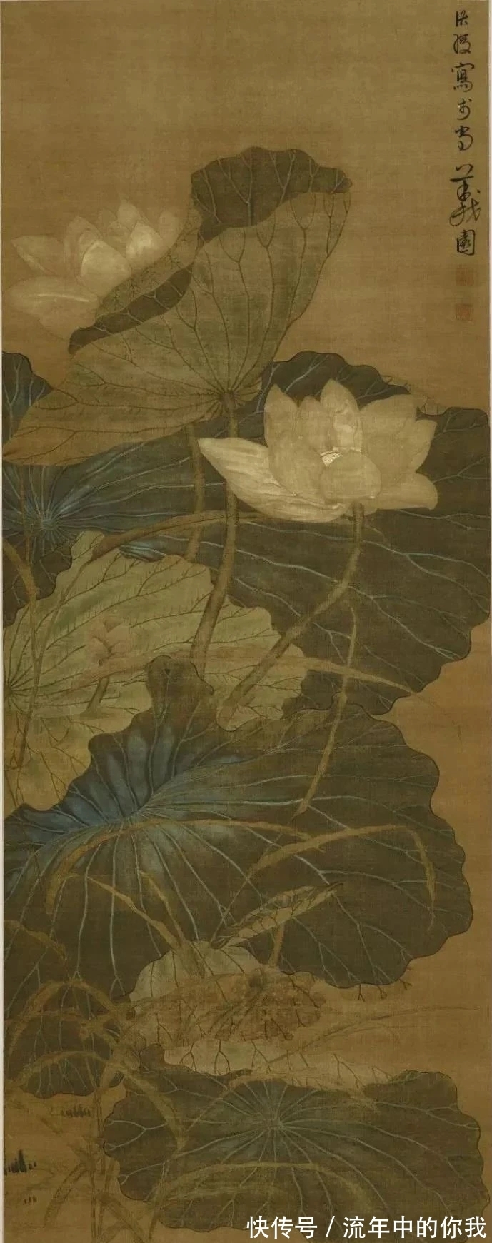 陈老莲$花鸟画|陈老莲画莲,中规中矩,一点不怪异,为什么?