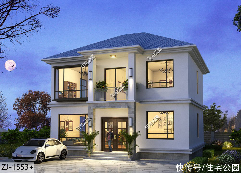 图纸|10套小户型农村别墅图纸,第6第7套建的人最多,最后一套颜值最高