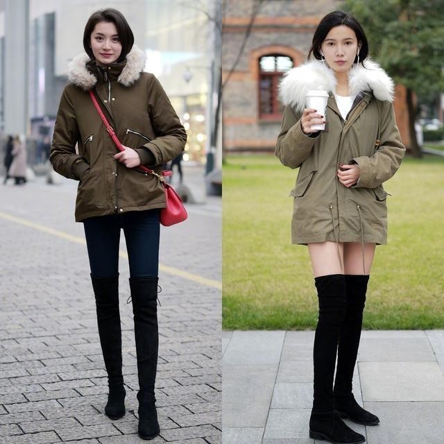 时髦精 超有女人味儿的过膝靴, 利用四个搭配思路, 直接化身时髦精!