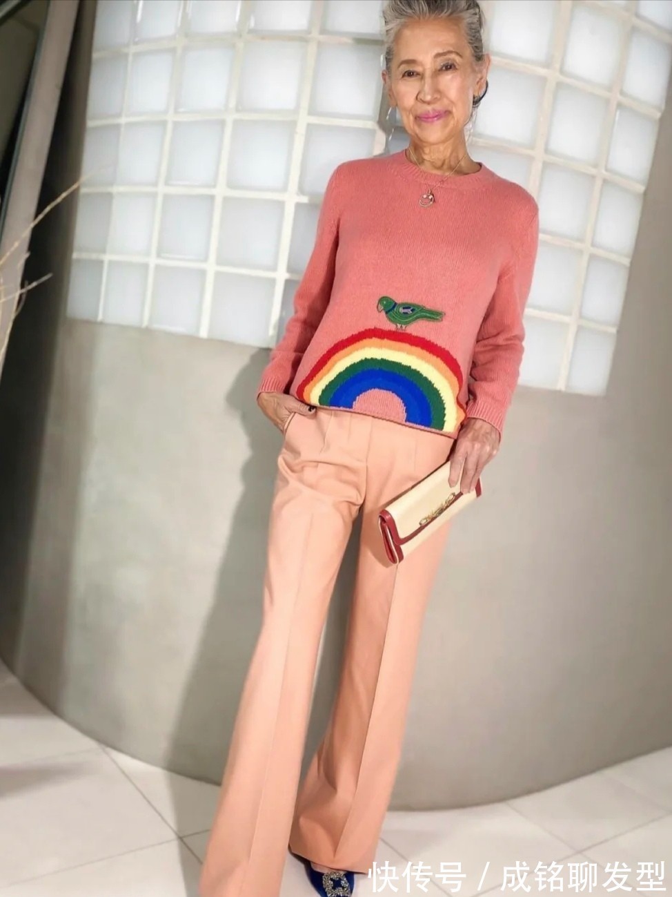 内藤朝美|年龄大不是不打扮的借口,看看这位71岁奶奶的穿搭,又潮又有个性