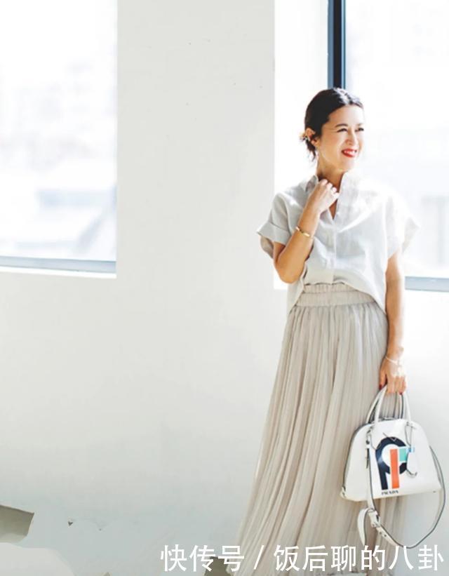 日本|矮胖还年纪大又怎样,看这位年过50的日本博主,穿搭舒适又优雅