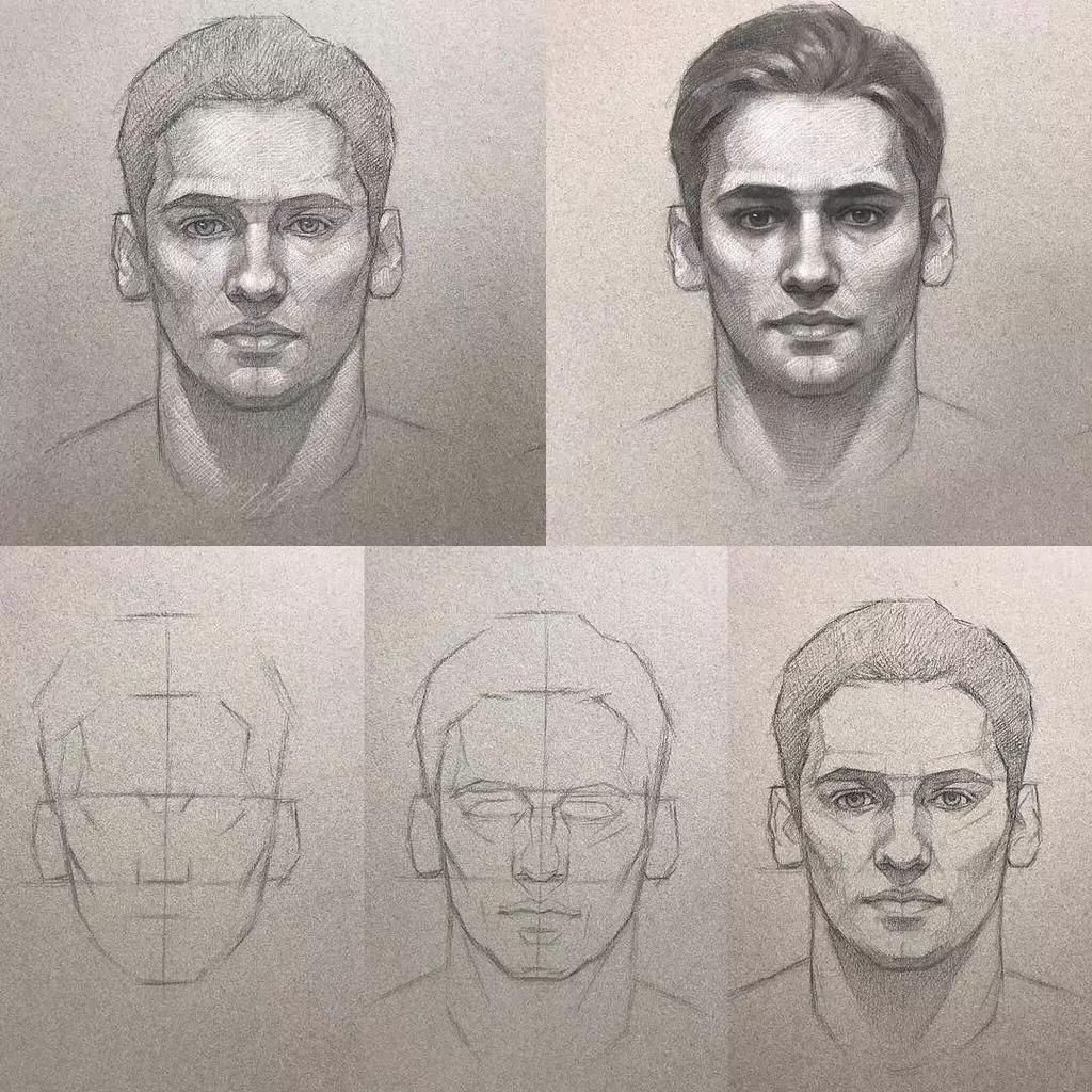 三庭五眼&学画画这么久了,结构还不会,戳这里,一定让你少走很多弯路