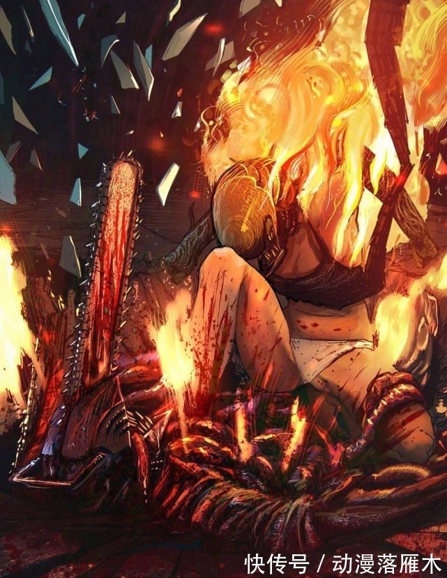 自制|又见神仙画画,国外粉丝自制《电锯人》上色版漫画