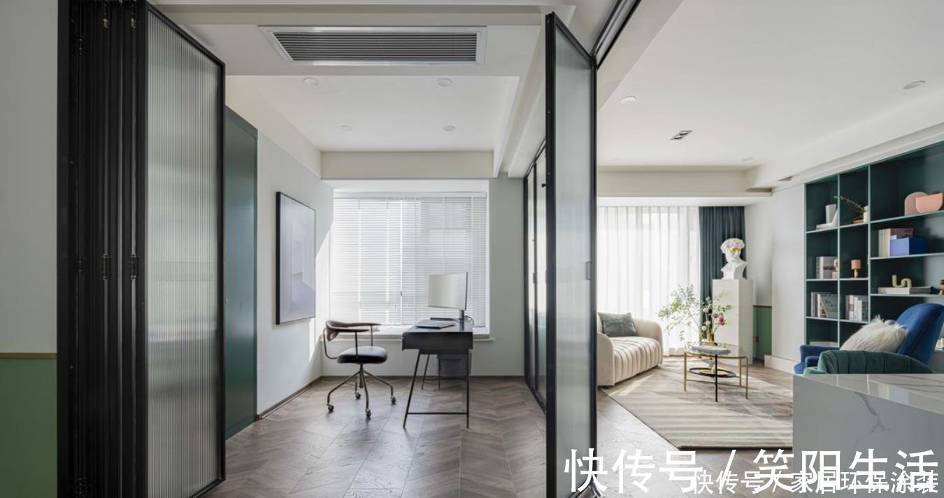 本案|102平现代风休闲空间，多重色彩搭配，突破传统空间概念