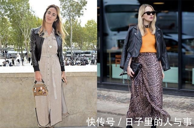 高跟鞋 机车夹克不仅可盐,还能穿出女人味,5种搭配思路让你美出高度!