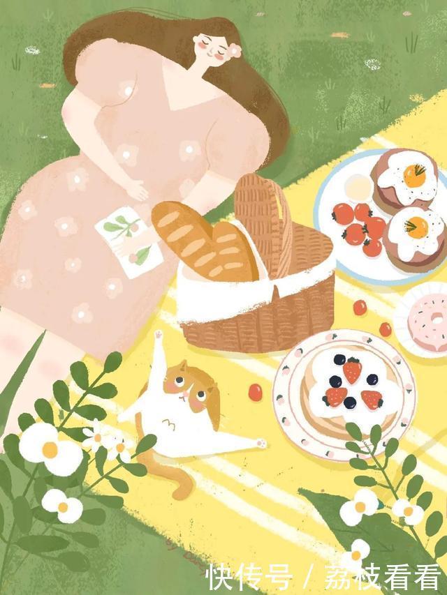 打卡美好生活,治愈系插画都在这里!