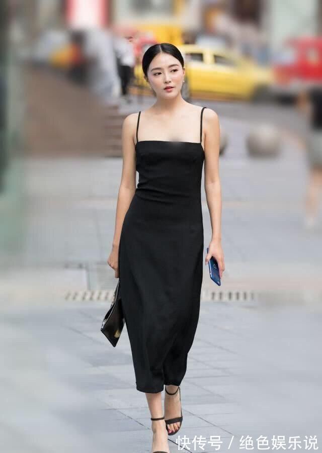 聚焦|美女漂亮的连衣裙自带聚焦环,舒适清新满满的青春朝气