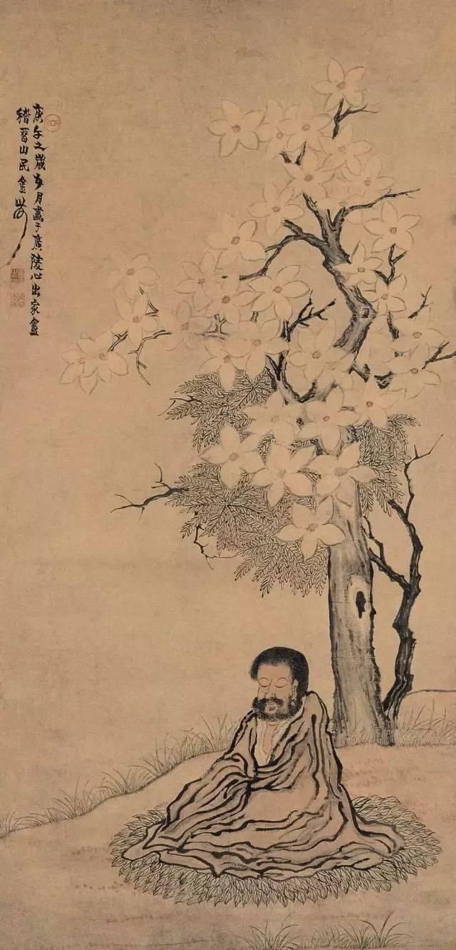 月华图！他为了糊口55岁才拿起毛笔，却成了艺术史上一代大师