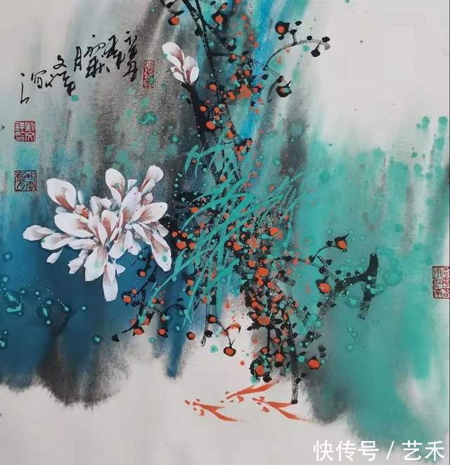 刘文祥&“瓷”时无声胜有声,刘文祥瓷器国画作品欣赏