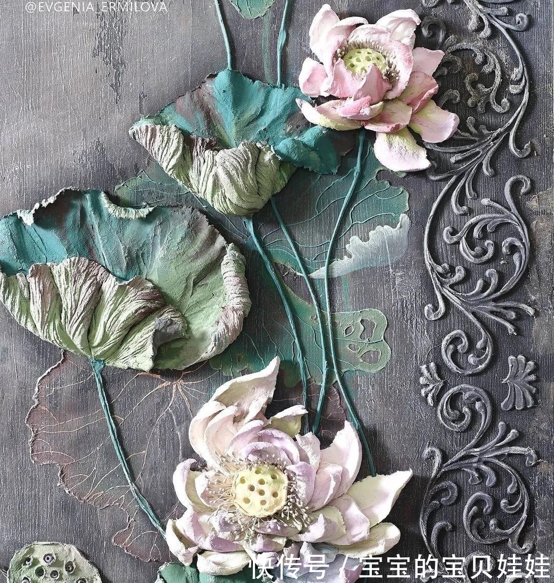 灰绿色调$颜料这种玩儿法，确定家里不是开矿的