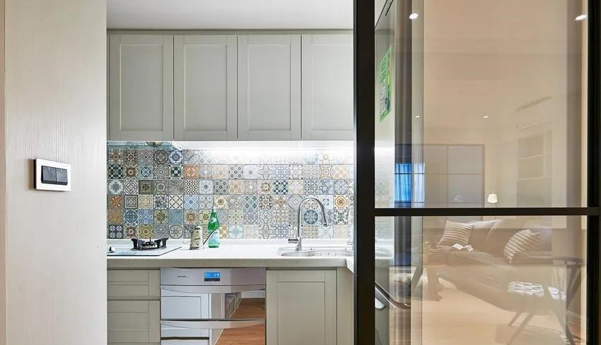 门厅|设计师爆改66㎡老破小,挤出3房2厅,颜值堪称“小豪宅”