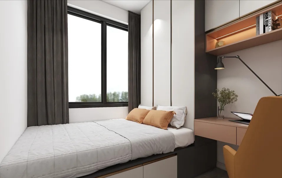 榻榻米床|90后夫妇的4房两厅,充满设计感的全屋定制看这里