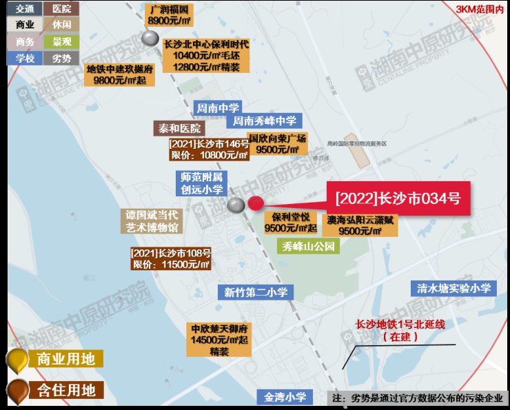 用地|金霞新城商业用地出让,长沙银行在城北拟建150米地标