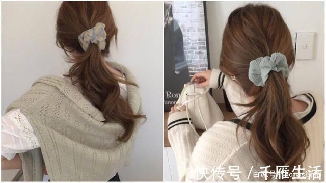 发簪 女性发型打理,韩系美发搭配时髦的发饰,流露女性温柔优雅的气质
