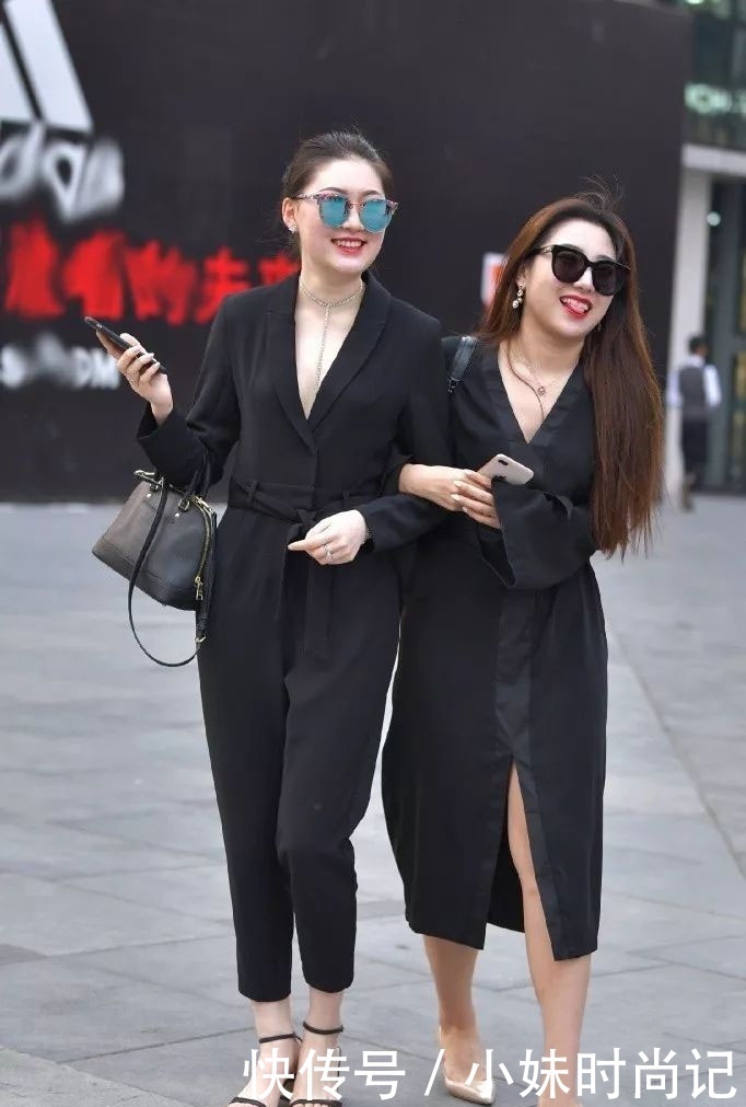 简单的西|秋日职业装穿搭,气质西装领连衣裤搭配更正式,简单大方有魅力