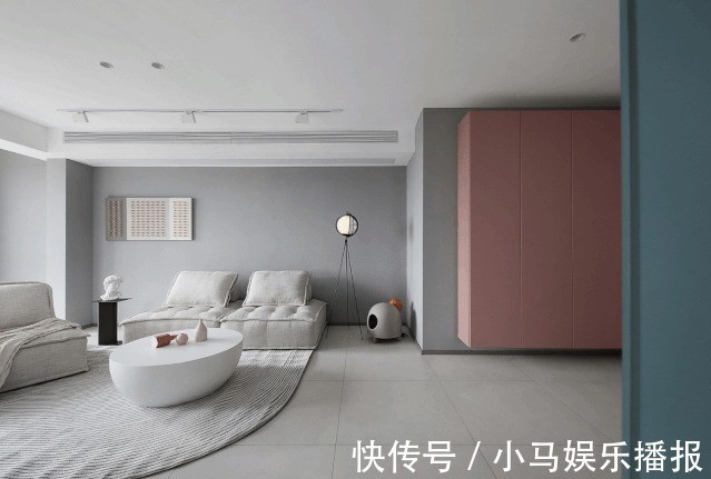莫兰迪|120㎡极简风三居室，柔和的莫兰迪配色，干净又舒服