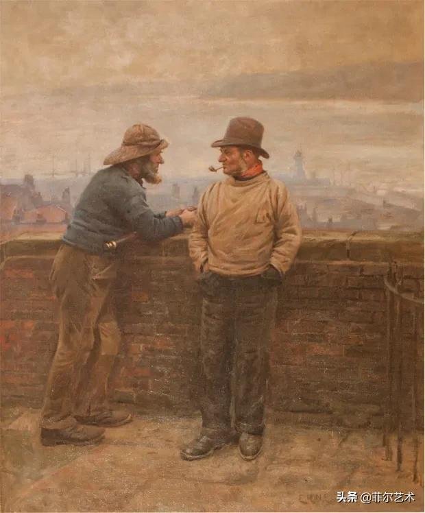 布拉德#英国画家希金斯·里格的油画艺术作品欣赏