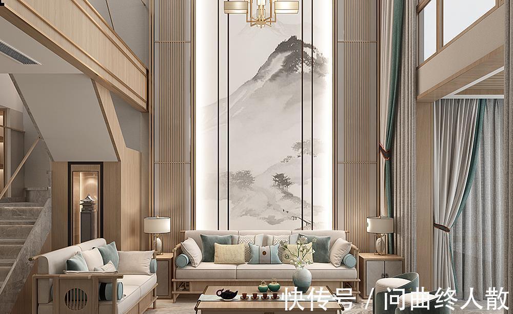 阳台|发现一户很有品味的中式样板房,两层复式楼,格局好,装修很高级