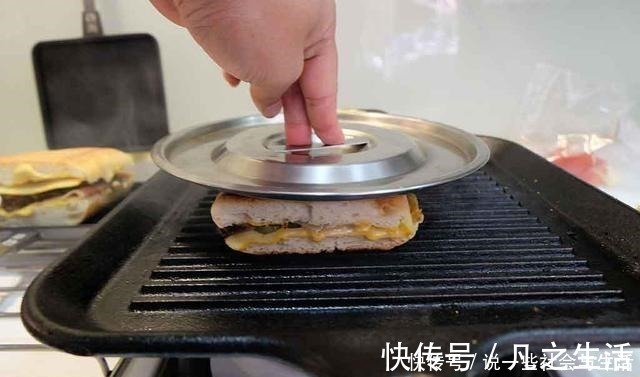 咸肉|吃三明治，最喜欢古巴的这做法，天天吃不够，一个下肚，又香又饱