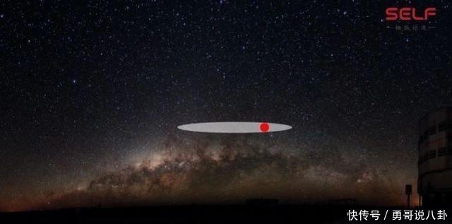 旋涡 我们竟然在银河系的中心,发现了一颗花生米