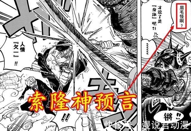 海贼王|海贼王1031话:索隆神预言,山治血脉觉醒,眉毛发生变化