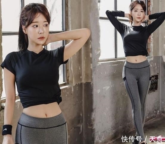 爱美女性搭配瑜伽打底裤,越简单越轻松越时尚