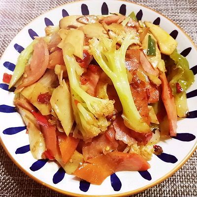 洋葱|菜花干煸时蔬