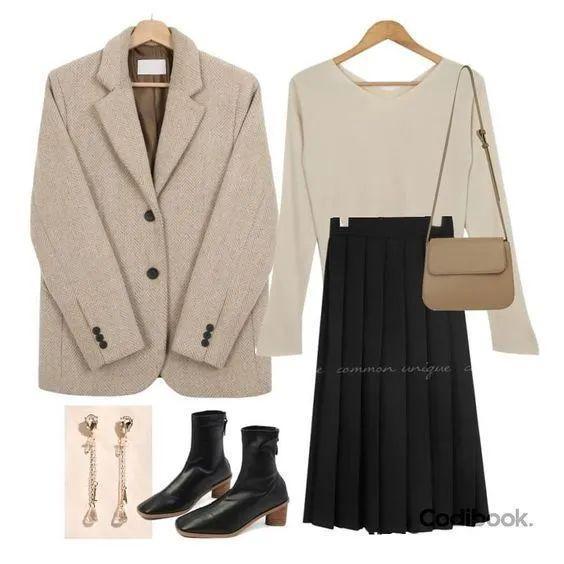 本周穿什么｜秋冬50套高级色搭配套路，谁穿谁好看