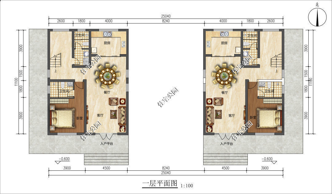 建筑|兄弟俩回乡建房，是建单户型好还是双拼房好？