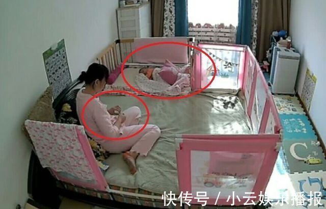宝宝|宝宝睡着后,监控拍到保姆做的这一幕,妈妈看了直落泪
