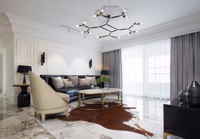 设计|128平米的房子装修多少钱现代风格四居室设计说明