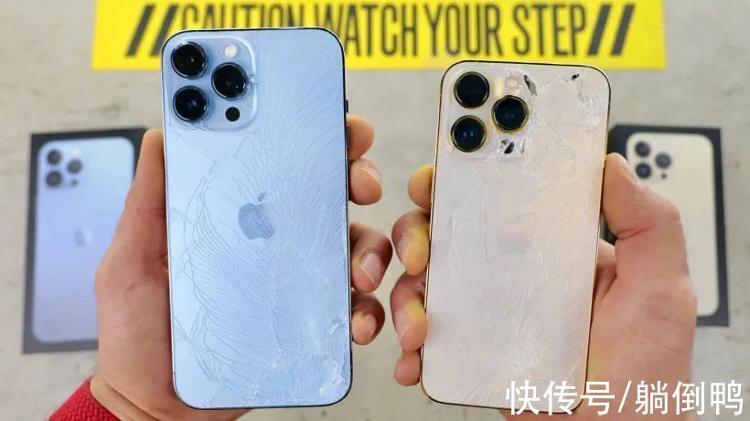 iPhone 13“暴力虐机”测试：碎到惨不忍睹……