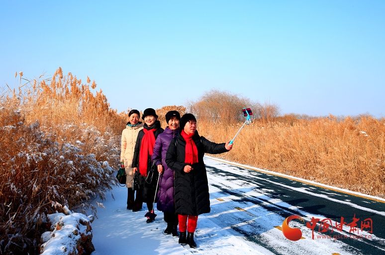 雪靓|甘州：雪靓湿地引客来