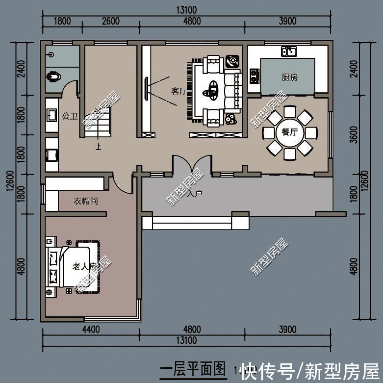 建筑面积|分享10套农村二层户型，每一套颜值都很高，照着建房一定错不了