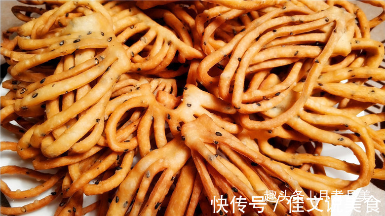吃了20年的小面食，第一次自己做，香甜酥脆直掉渣，做法简单