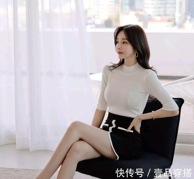 女神|女神孙允珠高清时尚搭配:浮华都市麦香奶酪色叠领衣裙