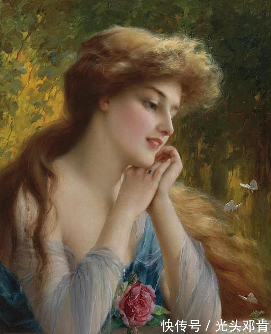 弗农&他最擅长画美女,埃米尔·弗农Emile Vernon油画美女作品鉴赏