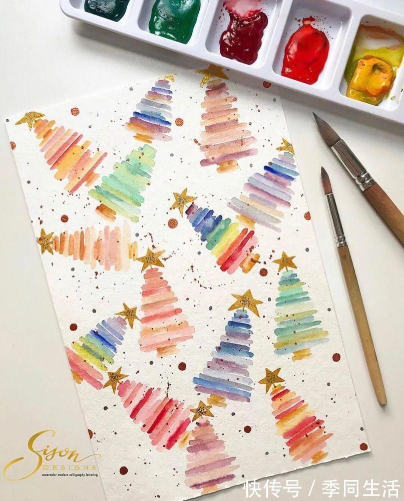 笔尖&美爆！70张超简单小清新的水彩手账，你想要的都在这里！收藏这篇就够了！