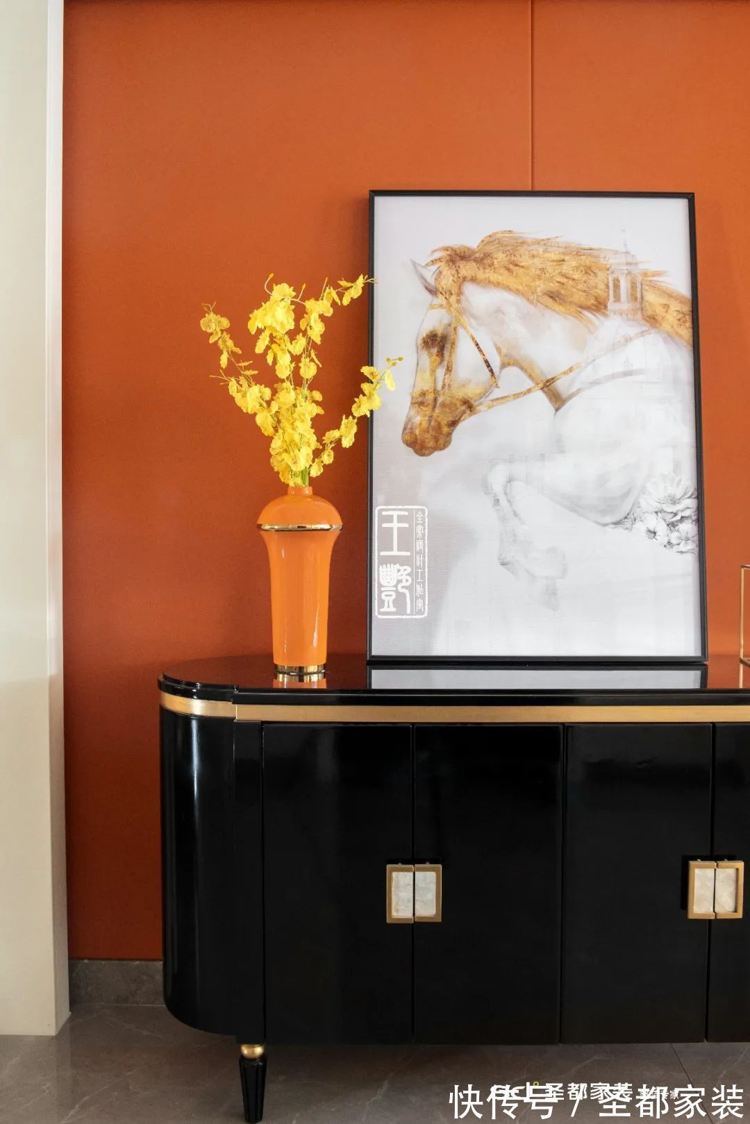 爱马仕|139平4室大户型装修实景效果图,客餐厅开放式布局宽敞大气