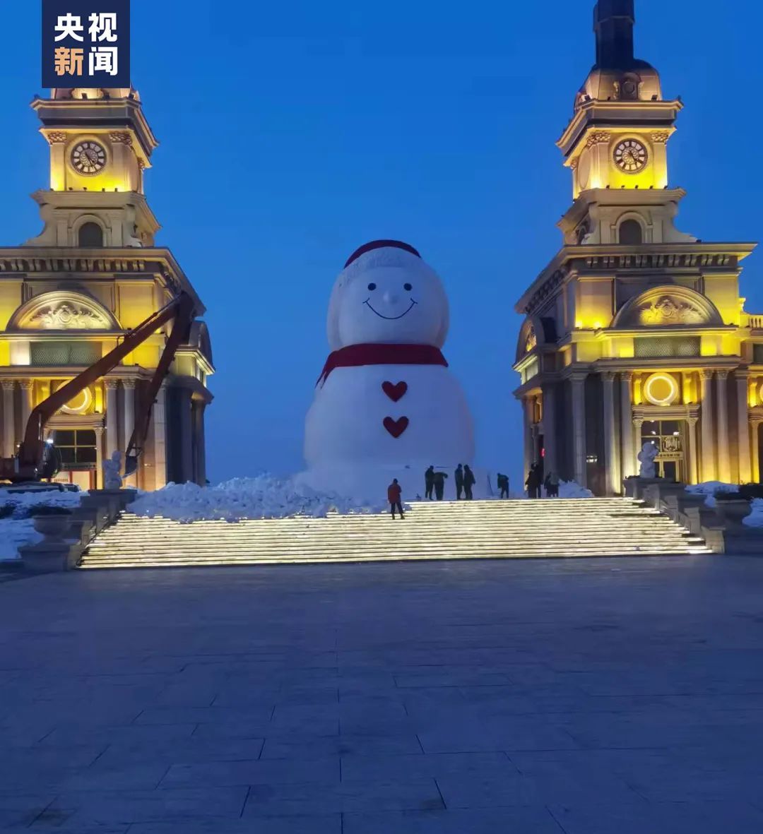 围巾|全网羡慕的大雪人啥来头？官方回应了